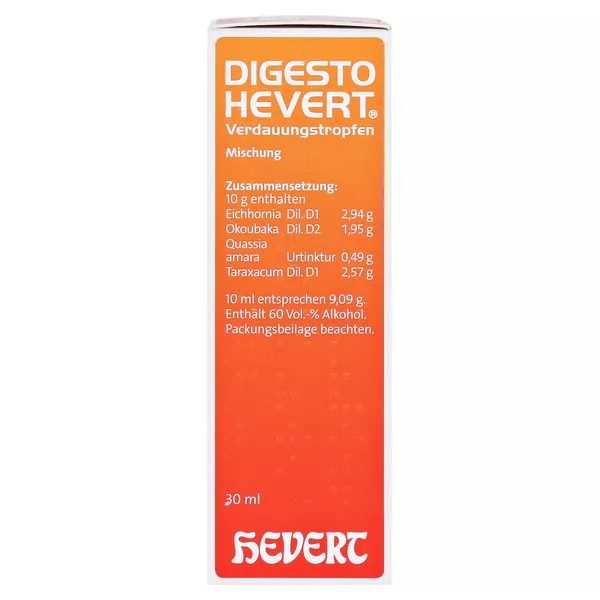 Digesto Hevert Verdauungstropfen 30 ml