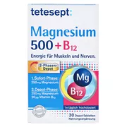 Tetesept Magnesium 500+b12 Depot Tablett 30 St