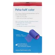 PEHA-HAFT Color Fixierbinde latexfrei 8 cm x 4m blau - 1 St 1 St