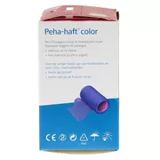 PEHA-HAFT Color Fixierbinde latexfrei 8 cm x 4m blau - 1 St 1 St