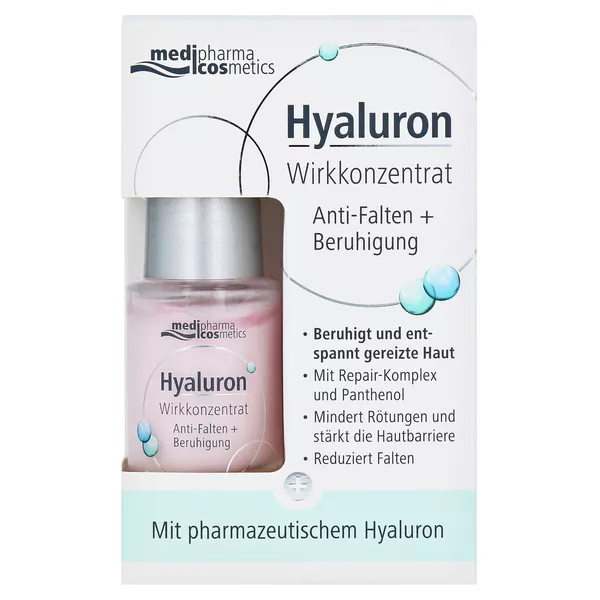 Medipharma Hyaluron Wirkkonzentrat Anti-Falten + Beruhigung, 13 ml