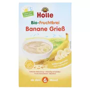 Holle Bio Fruchtbrei Banane Grieß 250 g