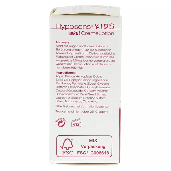 Hyposens Kids AKUT CremeLotion 50 ml