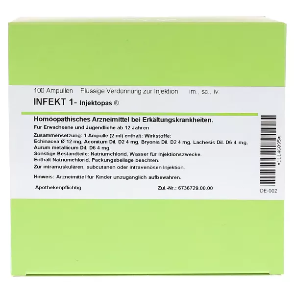 Infekt 1-Injektopas 100 St