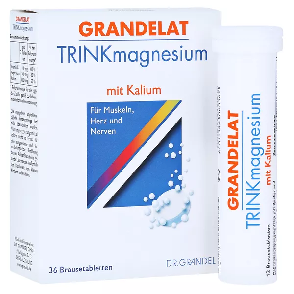 Grandelat Trinkmagnesium Brausetabletten 3X12 St