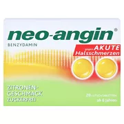 neo-angin Benzydamin Zitronen-Geschmack 20 St