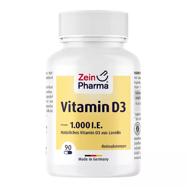 Vitamin D3 Kapseln 1.000 I.E. 90 St