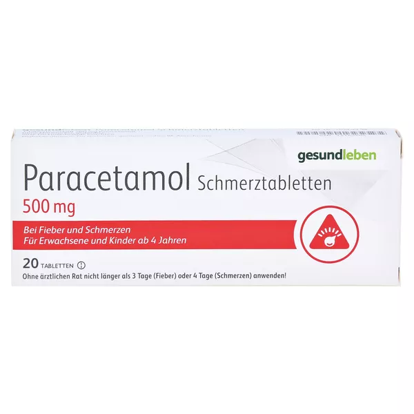 Paracetamol Schmerztabletten, 20 St.