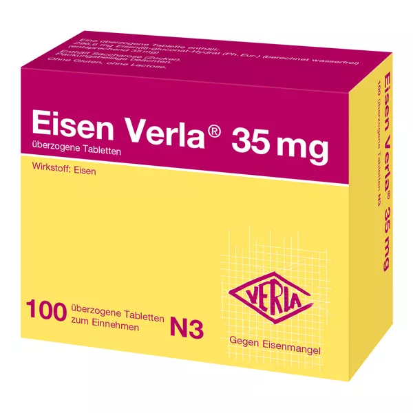 Eisen Verla 35 mg überzogene Tabletten, 100 St.