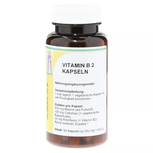 Vitamin B2 20 mg Riboflavin Kapseln