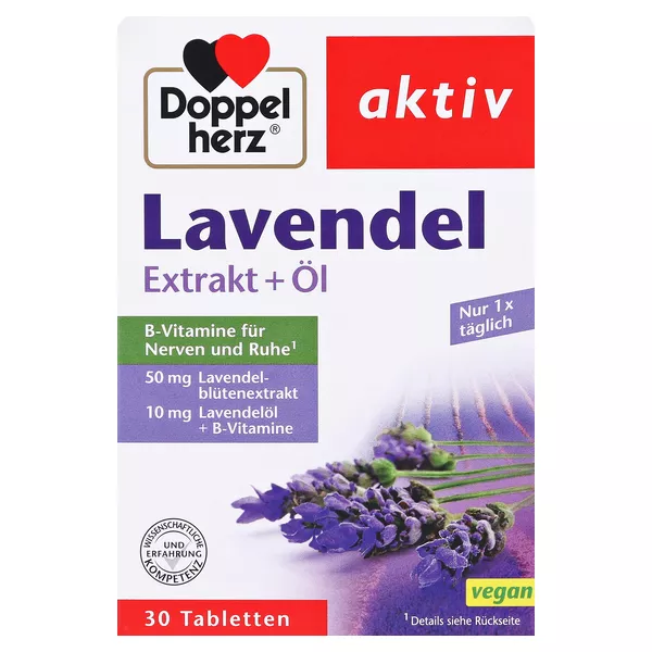 Doppelherz aktiv Lavendel Extrakt + Öl, 30 St.