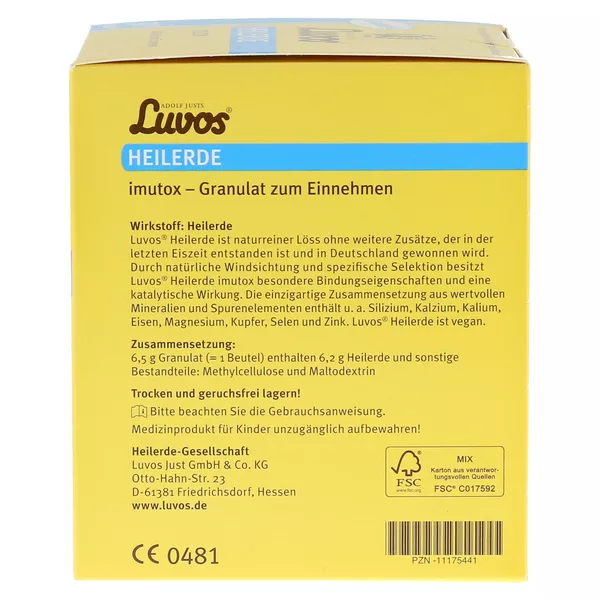 Luvos-Heilerde imutox Granulatbeutel 50 St