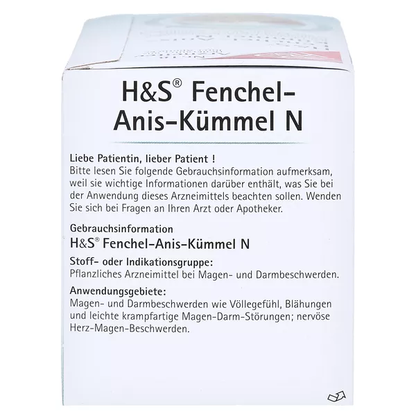 H&S Fenchel-Anis-Kümmel N 20X2,0 g