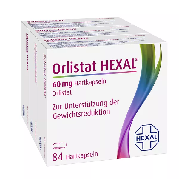 ORLISTAT HEXAL 60 mg Dreierpack, 3 x 84 St.