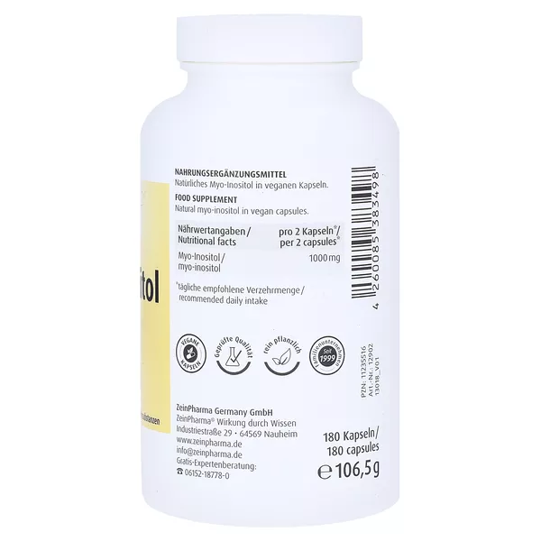 Myo Inositol Kapseln 500 mg 180 St