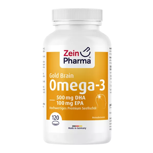 Omega 3 Fischölkapseln hochdosiert Brain Edition 120 St