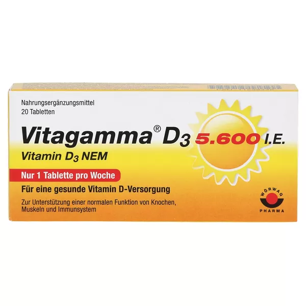 Vitagamma D3 5600I.E. 20 St