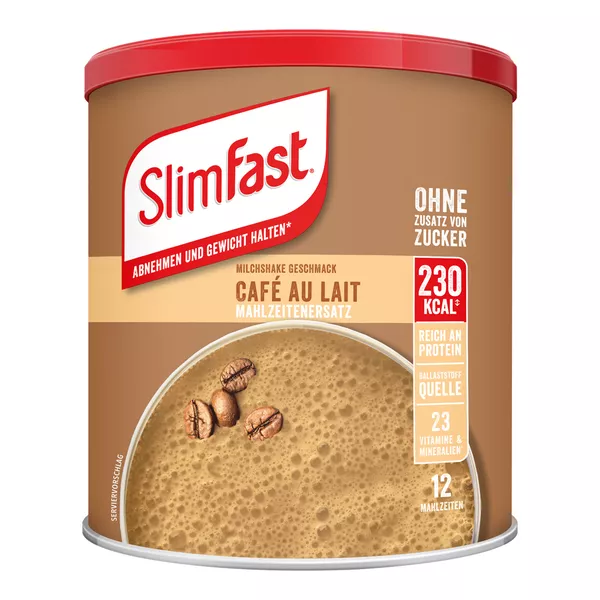 SLIM FAST Pulver Cafe au Lait, 438 g