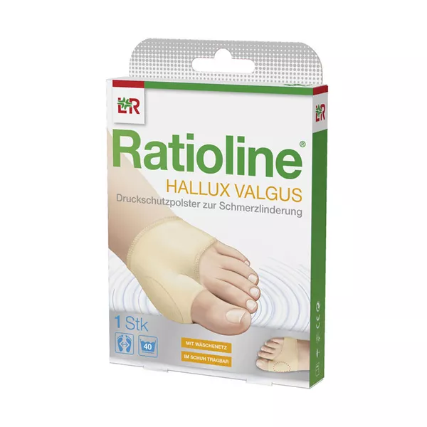 Ratioline Hallux Valgus Druckschutzpolster, Größe M