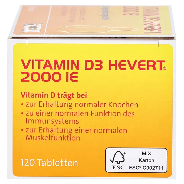 Vitamin D3 Hevert 2.000 I.E. Tabletten 120 St