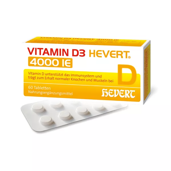 Vitamin D3 Hevert 4.000 I.E. Tabletten 60 St
