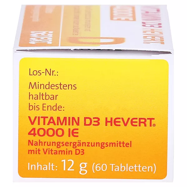Vitamin D3 Hevert 4.000 I.E. Tabletten 60 St