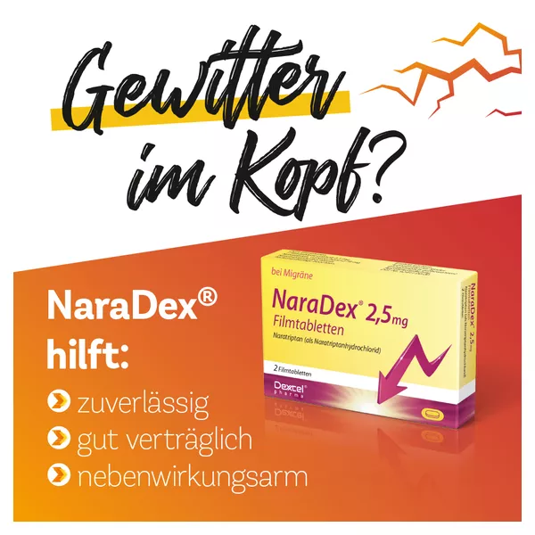 NaraDex 2,5 mg 2 St