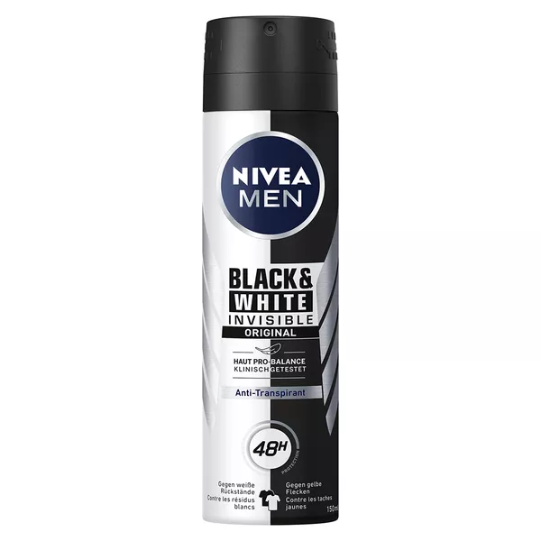 Nivea MEN Deo Spray invisible black & wh 150 ml