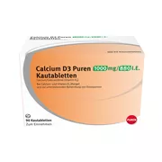 Calcium D3 Puren 1000 mg/880 I.E. Kautab, 90 St.