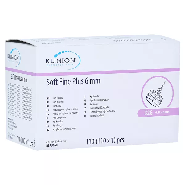 Klinion Soft fine plus Pen-Nadeln 0,23x6 110 St