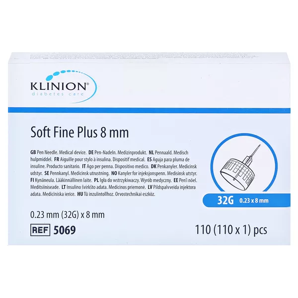 Klinion Soft fine plus Pen-Nadeln 0,23x8 110 St