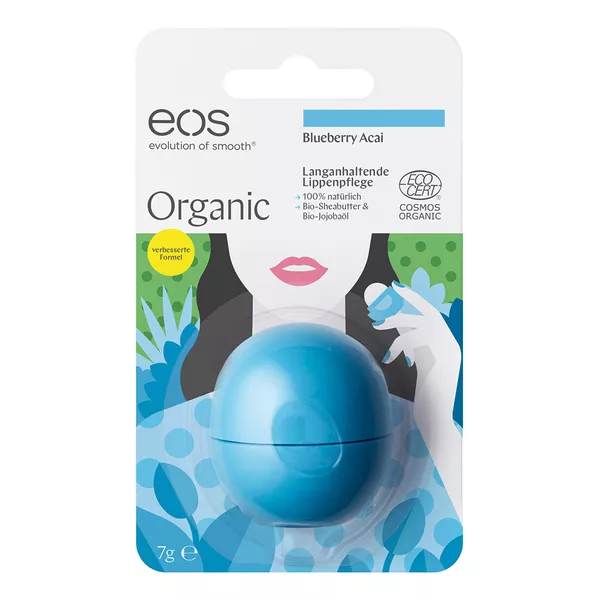 EOS Organic Lip Balm blueberry acai Blis 1 St