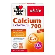 Doppelherz Calcium 700 + Vitamin D3 30 St