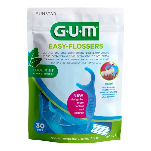 GUM EASY FLOSSERS Zahnseide Sticks