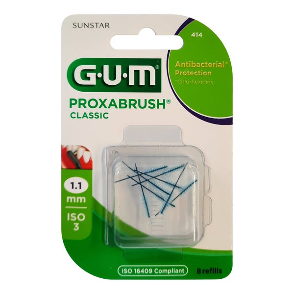 GUM Proxabrush Classic Ersatzbürsten 1,1 8 St