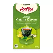 YOGI TEA, Grüntee Matcha Zitrone, Grüner Bio-Tee 17X1,8 g