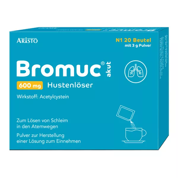 Bromuc akut 600 mg Hustenlöser 20 St