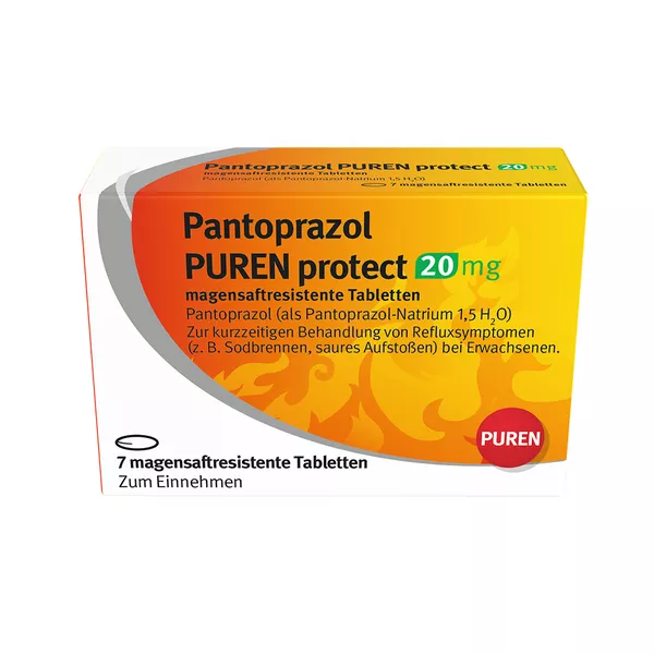 Pantoprazol Puren Protect 20 mg magensaf 7 St