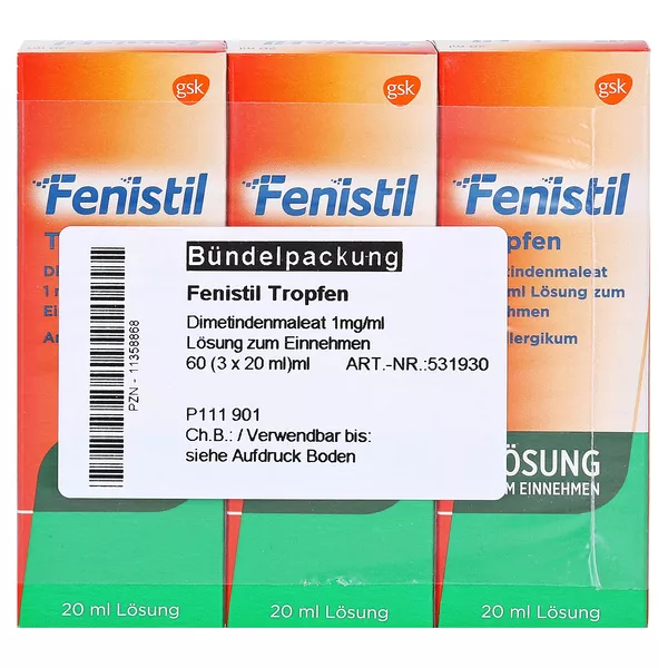 Fenistil Tropfen 3X20 ml