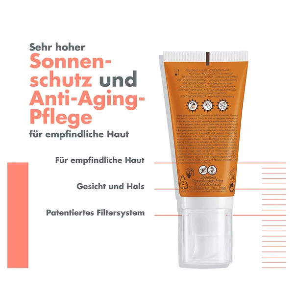 Avène SunSitive Anti-Aging Sonnenschutz SPF 50+ 50 ml