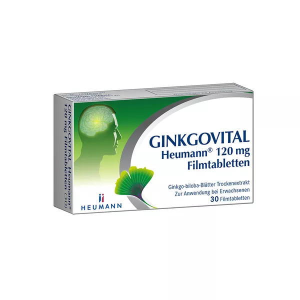 GINKGOVITAL Heumann 120 mg 30 St