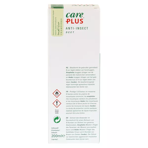 CARE PLUS Anti-insect Deet Spray 40% XXL 200 ml