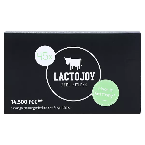 LactoJoy Laktase-Tabletten 14.500 FCC-Einheiten 45 St