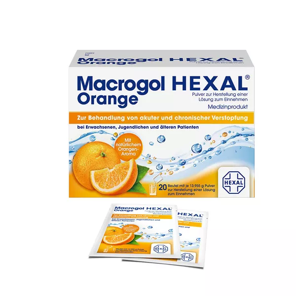 Macrogol Hexal Orange 20 St