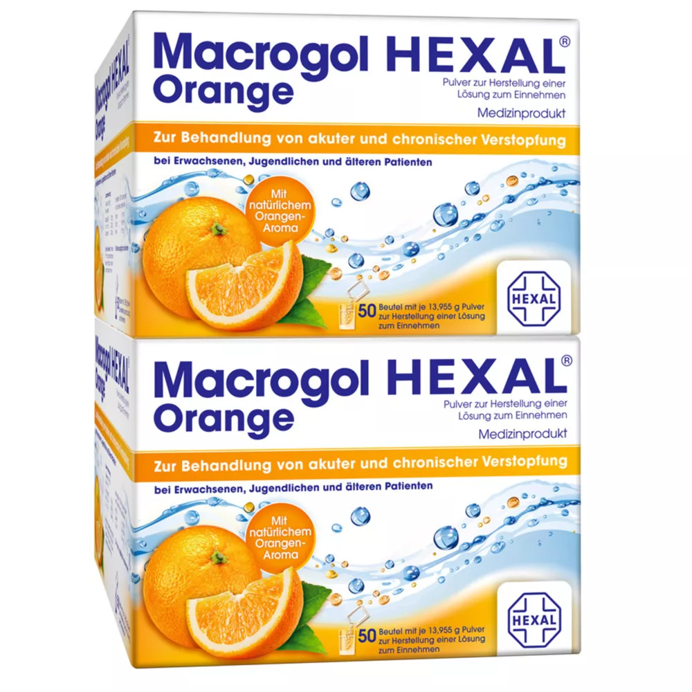 Macrogol Hexal Orange 100 St