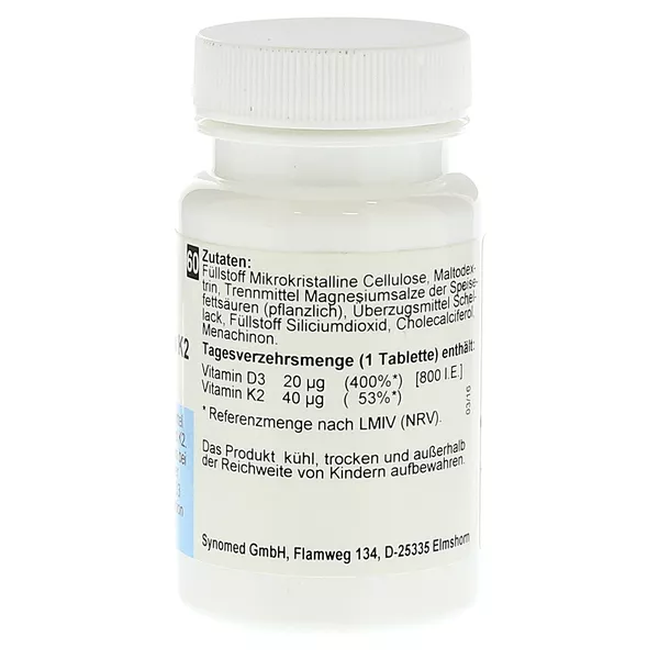 Vitamin D3 PLUS K2 Tabletten 60 St