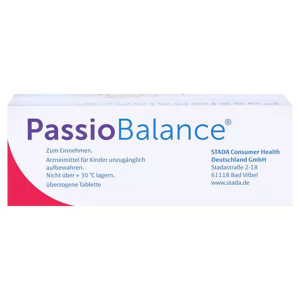 Passio Balance Passionsblumenkraut-Trockenextrakt bei nervöser Unruhe 60 St