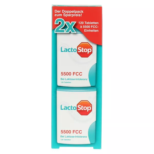 Lactostop 5.500 FCC Tabletten Klickspend 2X120 St