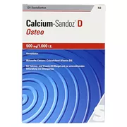 Calcium Sandoz D Osteo 500 mg/1.000 I.E., 120 St.