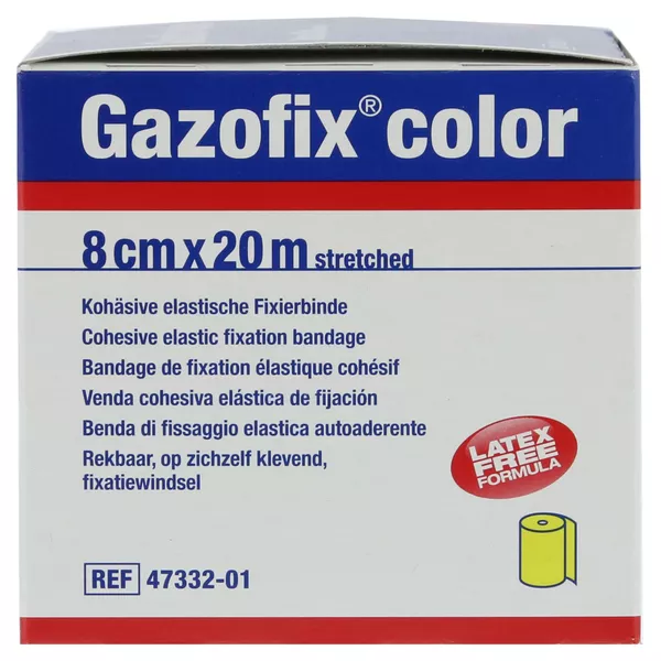 Gazofix Color Fixierbinde kohäsiv 8 cmx2 1 St